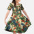 New Zealand Christmas Family Matching Off The Shoulder Long Sleeve Dress and Hawaiian Shirt Romantic Tui Birds on Pohutukawa - Ivory - Polynesian Pride