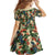 New Zealand Christmas Family Matching Off The Shoulder Long Sleeve Dress and Hawaiian Shirt Romantic Tui Birds on Pohutukawa - Ivory - Polynesian Pride