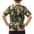 New Zealand Christmas Family Matching Off Shoulder Maxi Dress and Hawaiian Shirt Romantic Tui Birds on Pohutukawa - Ivory - Polynesian Pride