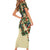 New Zealand Christmas Family Matching Short Sleeve Bodycon Dress and Hawaiian Shirt Romantic Tui Birds on Pohutukawa - Ivory - Polynesian Pride