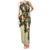 New Zealand Christmas Family Matching Tank Maxi Dress and Hawaiian Shirt Romantic Tui Birds on Pohutukawa - Ivory - Polynesian Pride