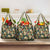 New Zealand Christmas Grocery Bag Romantic Tui Birds on Pohutukawa - Ivory - Polynesian Pride