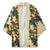 New Zealand Christmas Kimono Romantic Tui Birds on Pohutukawa - Ivory - Polynesian Pride