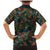 New Zealand Christmas Family Matching Mermaid Dress and Hawaiian Shirt Romantic Tui Birds on Pohutukawa - Cobalt - Polynesian Pride