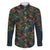 New Zealand Christmas Family Matching Mermaid Dress and Hawaiian Shirt Romantic Tui Birds on Pohutukawa - Cobalt - Polynesian Pride