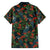 New Zealand Christmas Family Matching Off The Shoulder Long Sleeve Dress and Hawaiian Shirt Romantic Tui Birds on Pohutukawa - Cobalt - Polynesian Pride