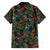 New Zealand Christmas Family Matching Off Shoulder Short Dress and Hawaiian Shirt Romantic Tui Birds on Pohutukawa - Cobalt - Polynesian Pride