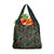 New Zealand Christmas Grocery Bag Romantic Tui Birds on Pohutukawa - Cobalt - Polynesian Pride