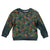 New Zealand Christmas Kid Ugly Christmas Sweater Romantic Tui Birds on Pohutukawa - Cobalt - Polynesian Pride