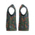 New Zealand Christmas Knitted V-Neck Vest Romantic Tui Birds on Pohutukawa - Cobalt - Polynesian Pride