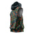 New Zealand Christmas Sleeveless Hoodie Romantic Tui Birds on Pohutukawa - Cobalt - Polynesian Pride