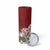 Polynesian Skinny Tumbler Tropical Santa - Plumeria Red Vintage