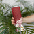 Polynesian Skinny Tumbler Tropical Santa - Plumeria Red Vintage