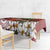 Polynesian Tablecloth Tropical Santa - Plumeria Red Vintage