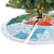 Polynesian Tree Skirt Tropical Santa - Plumeria Turquoise Vintage