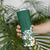 Polynesian Skinny Tumbler Tropical Santa - Plumeria Green Vintage