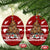 New Zealand Xmas Ceramic Ornament Mere Kirihimete - Santa With Kiwi Bird LT7 - Polynesian Pride