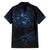 New Zealand Matariki Family Matching Off Shoulder Short Dress and Hawaiian Shirt Cosmic Style LT7 - Polynesian Pride