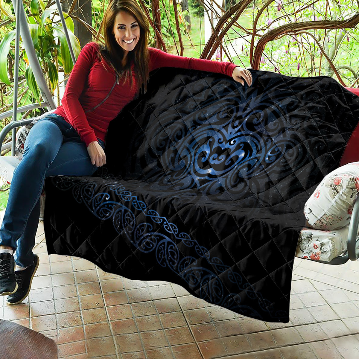 New Zealand Matariki Quilt Cosmic Style LT7 - Polynesian Pride