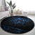 New Zealand Matariki Round Carpet Cosmic Style LT7 - Polynesian Pride