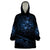 New Zealand Matariki Wearable Blanket Hoodie Cosmic Style LT7 One Size Galaxy - Polynesian Pride