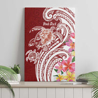 Aloha Hawaii Island Personalized Canvas Wall Art Crimson Dreamy Turtle LT7 - Polynesian Pride