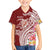 Aloha Hawaii Island Personalized Family Matching Summer Maxi Dress and Hawaiian Shirt Crimson Dreamy Turtle