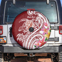 Aloha Hawaii Island Personalized Spare Tire Cover Crimson Dreamy Turtle