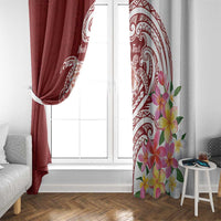 Aloha Hawaii Island Personalized Window Curtain Crimson Dreamy Turtle LT7 - Polynesian Pride