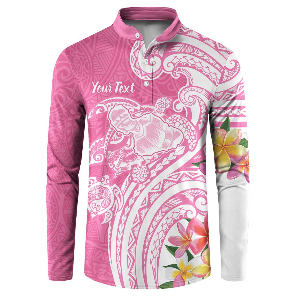 Aloha Maui Island Personalized Button Sweatshirt Rose Dreamy Turtle LT7 Rose Pink - Polynesian Pride