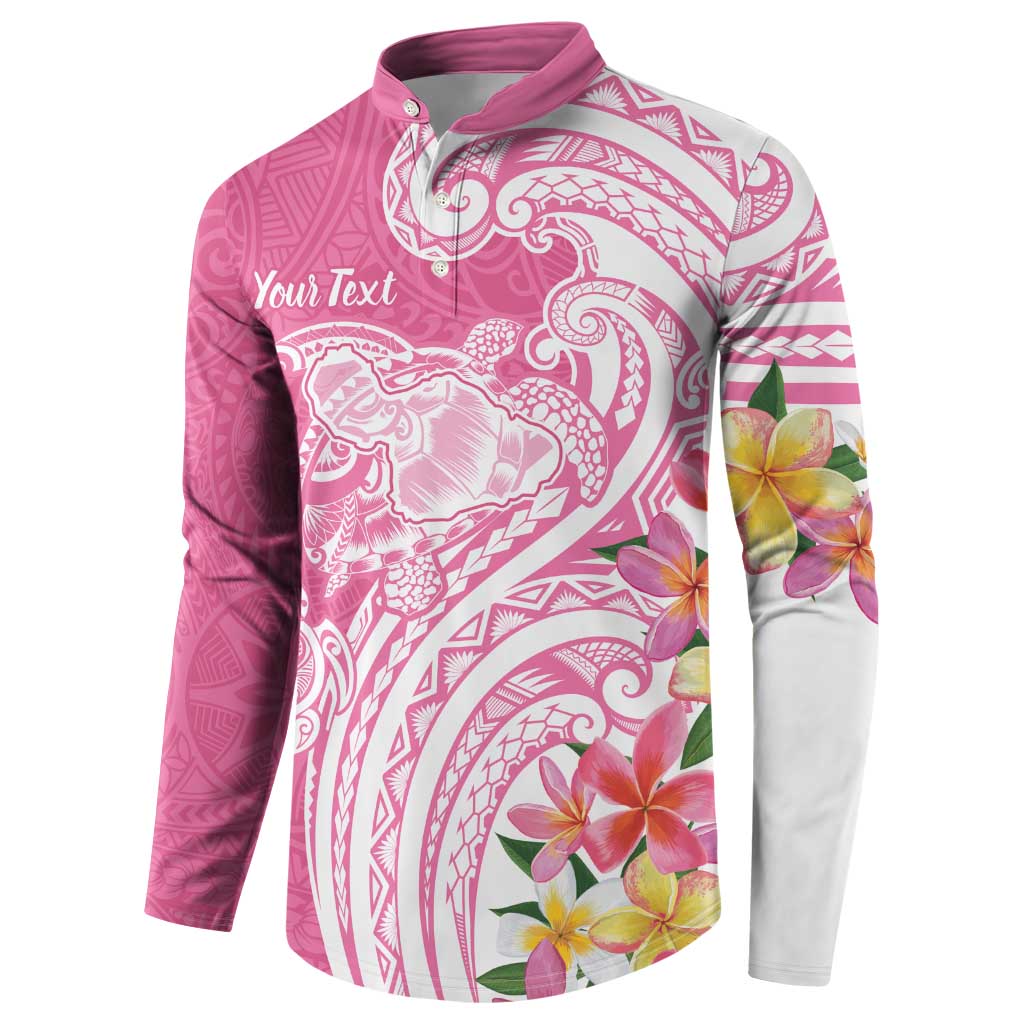 Aloha Maui Island Personalized Button Sweatshirt Rose Dreamy Turtle LT7 - Polynesian Pride