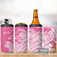 Aloha Maui Island Personalized 4 in 1 Can Cooler Tumbler Rose Dreamy Turtle LT7 - Polynesian Pride