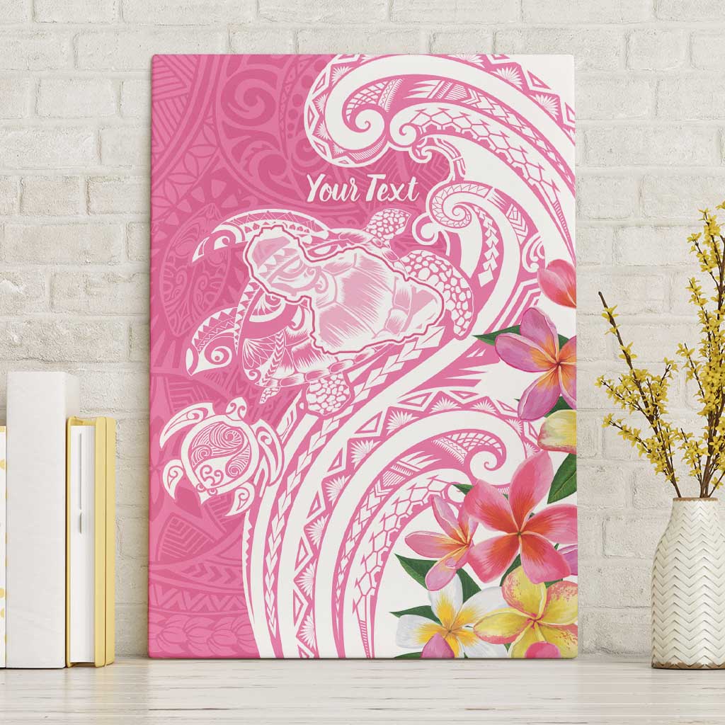 Aloha Maui Island Personalized Canvas Wall Art Rose Dreamy Turtle LT7 Without Frame Rose Pink - Polynesian Pride