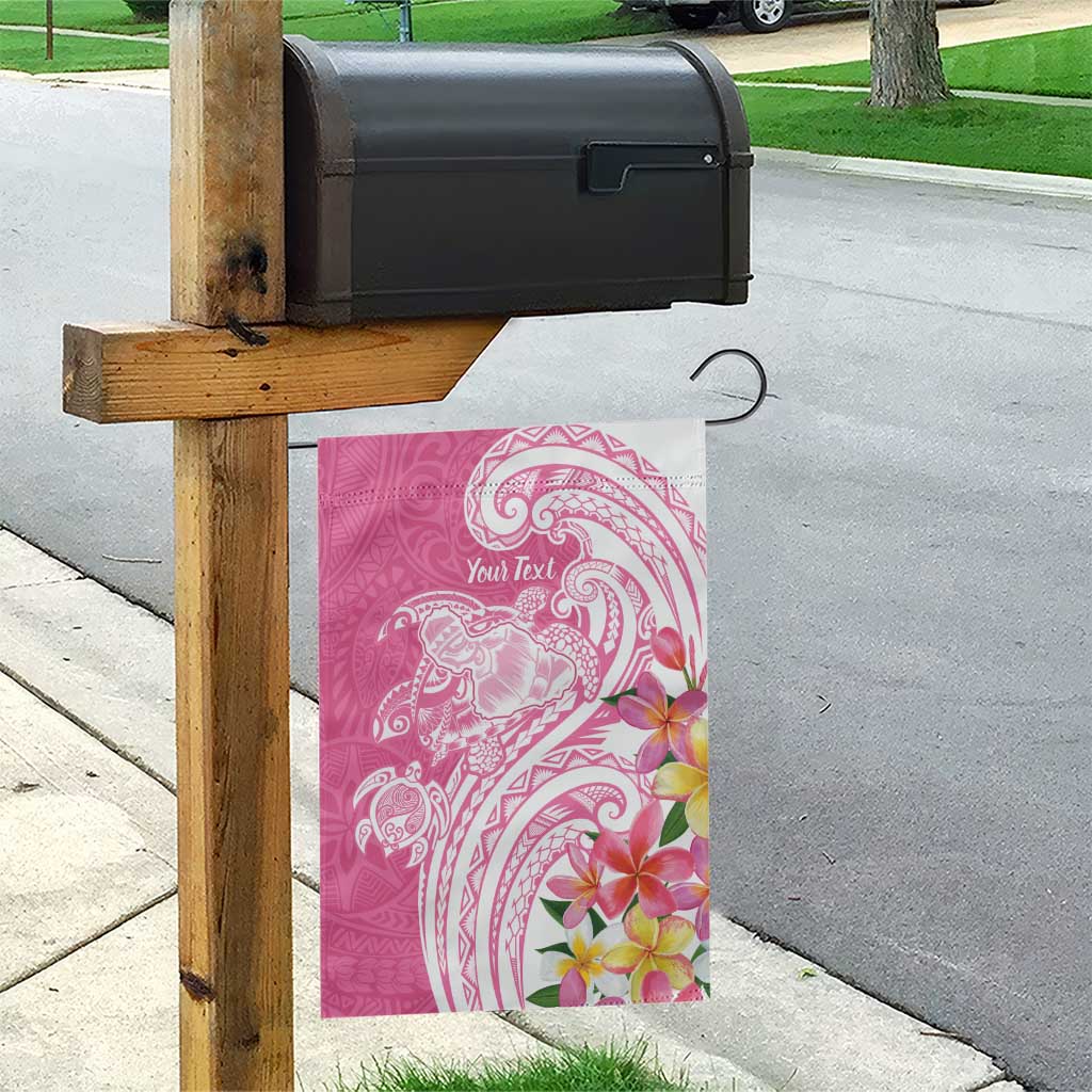 Aloha Maui Island Personalized Garden Flag Rose Dreamy Turtle