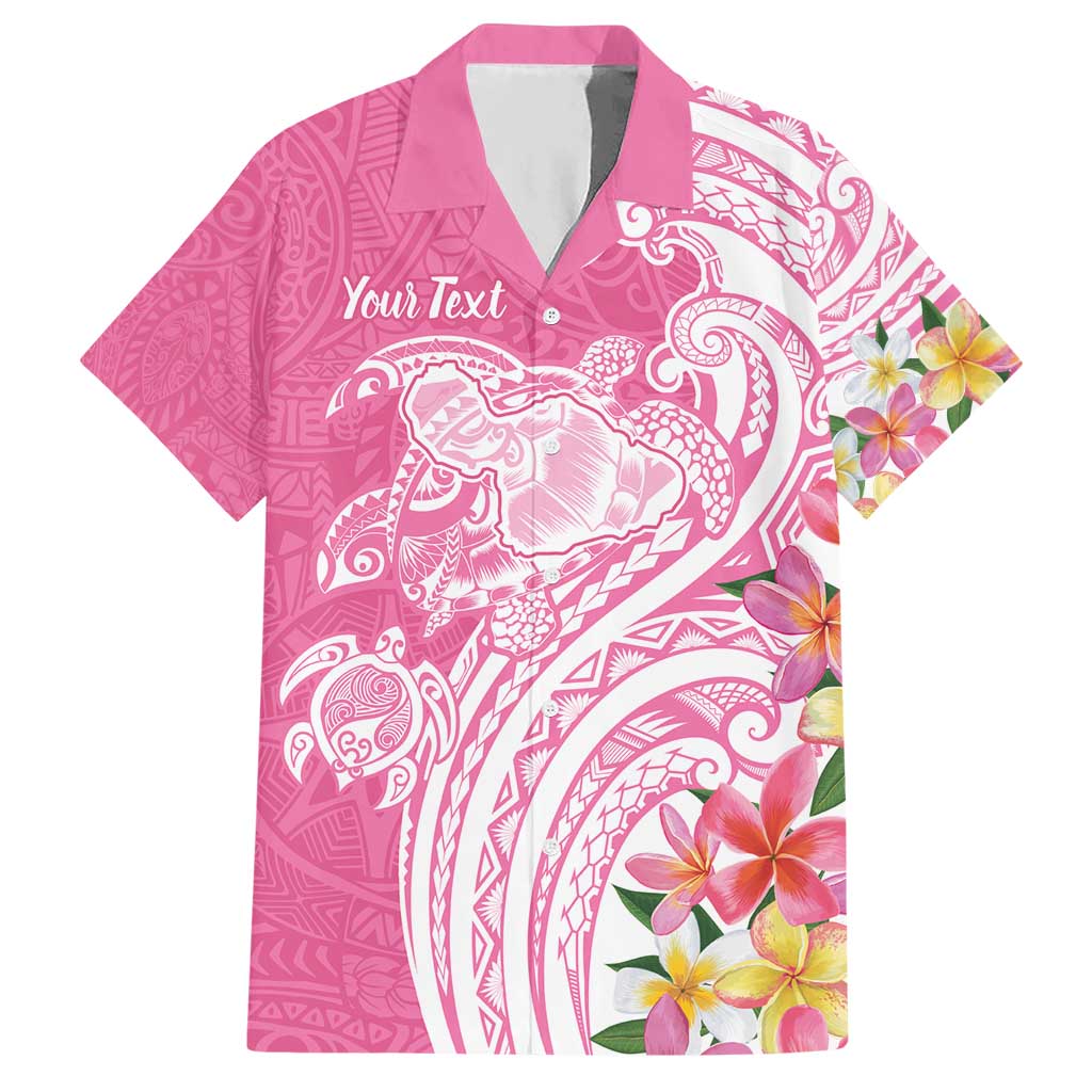 Aloha Maui Island Personalized Hawaiian Shirt Rose Dreamy Turtle LT7 Rose Pink - Polynesian Pride