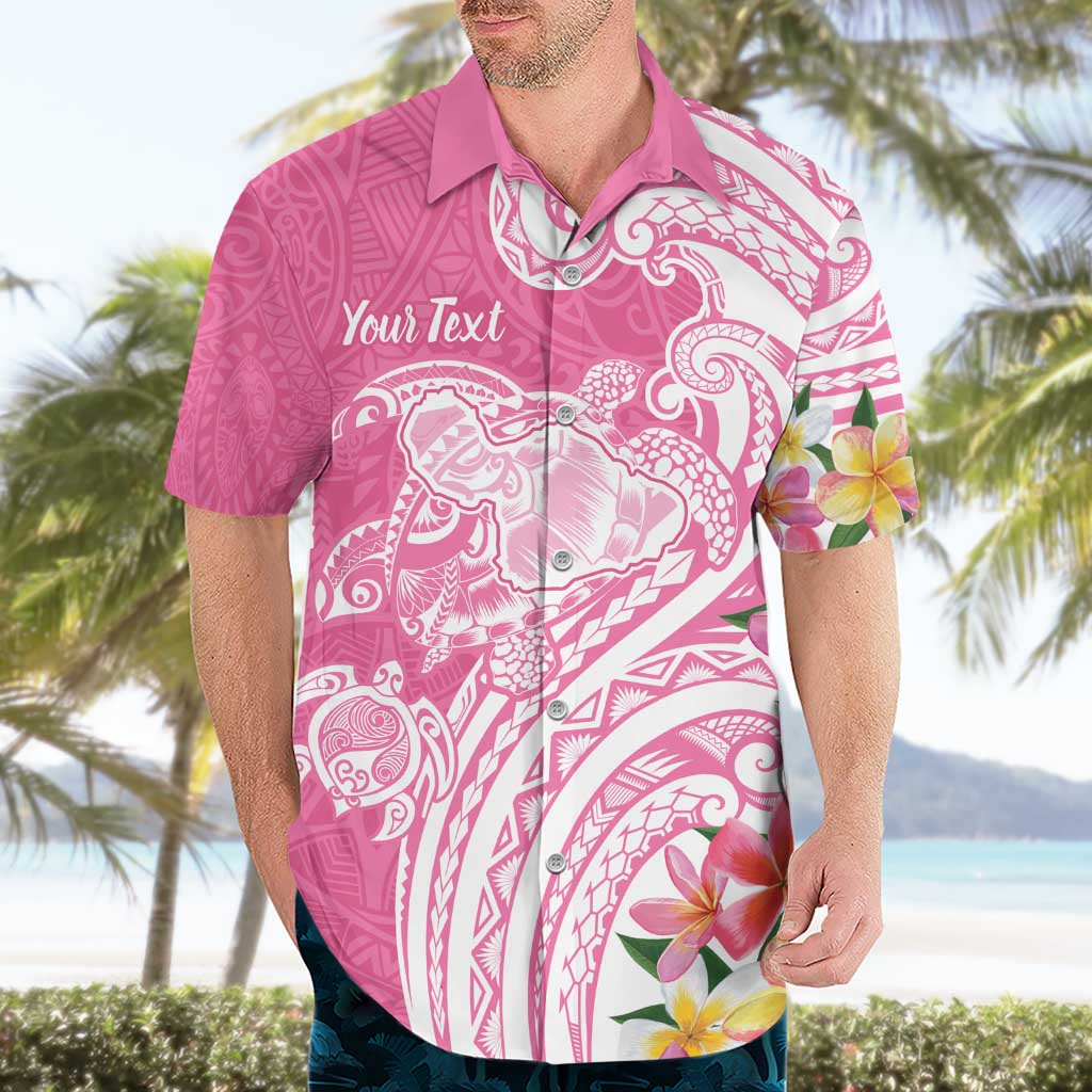 Aloha Maui Island Personalized Hawaiian Shirt Rose Dreamy Turtle LT7 - Polynesian Pride
