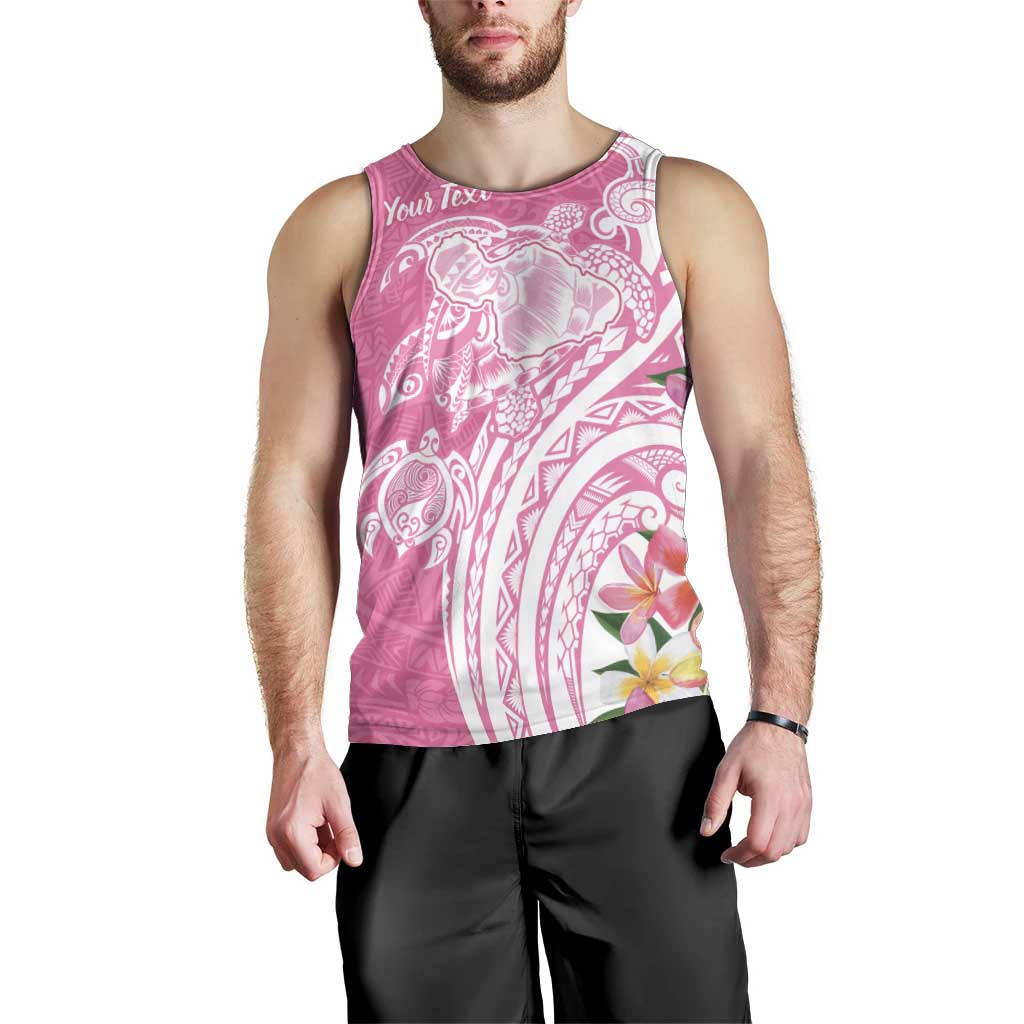Aloha Maui Island Personalized Men Tank Top Rose Dreamy Turtle LT7 - Polynesian Pride