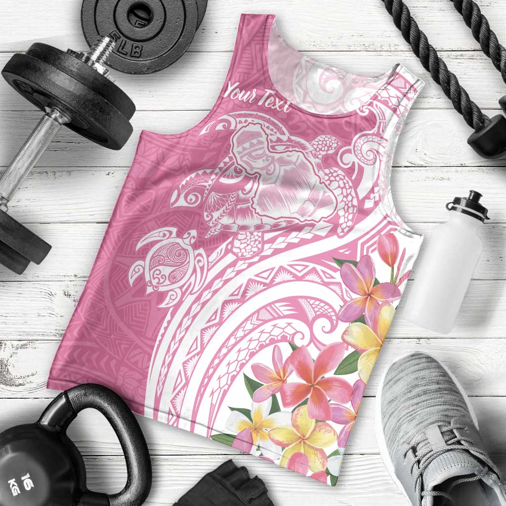 Aloha Maui Island Personalized Men Tank Top Rose Dreamy Turtle LT7 - Polynesian Pride