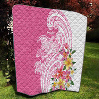 Aloha Maui Island Personalized Quilt Rose Dreamy Turtle
