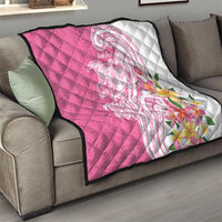 Aloha Maui Island Personalized Quilt Rose Dreamy Turtle