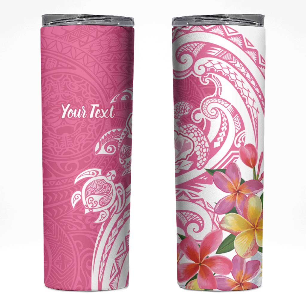 Aloha Maui Island Personalized Skinny Tumbler Rose Dreamy Turtle