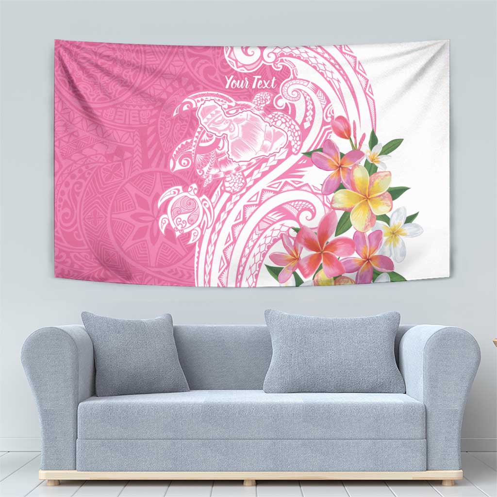 Aloha Maui Island Personalized Tapestry Rose Dreamy Turtle