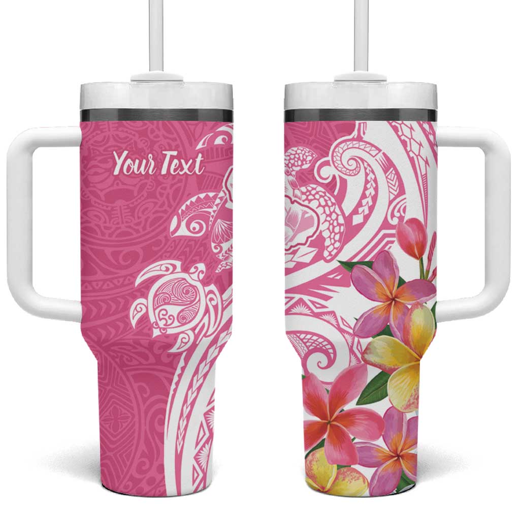 Aloha Maui Island Personalized Tumbler With Handle Rose Dreamy Turtle