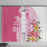 Aloha Maui Island Personalized Window Curtain Rose Dreamy Turtle LT7 With Hooks Rose Pink - Polynesian Pride