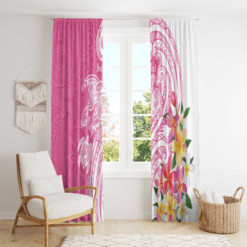 Aloha Maui Island Personalized Window Curtain Rose Dreamy Turtle LT7 - Polynesian Pride