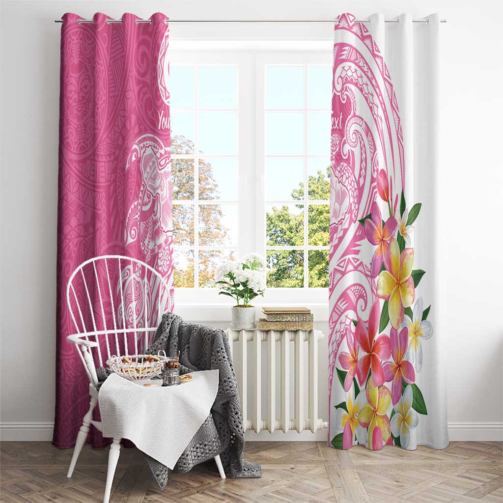 Aloha Maui Island Personalized Window Curtain Rose Dreamy Turtle LT7 - Polynesian Pride
