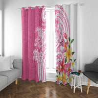 Aloha Maui Island Personalized Window Curtain Rose Dreamy Turtle LT7 With Grommets Rose Pink - Polynesian Pride