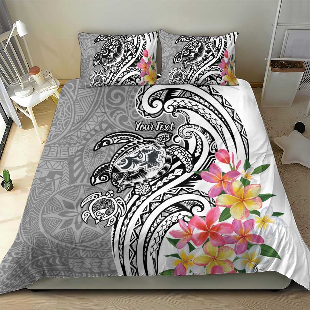 Aloha Kahoolawe Island Personalized Bedding Set Ashen Dreamy Turtle