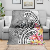 Aloha Kahoolawe Island Personalized Blanket Ashen Dreamy Turtle LT7 - Polynesian Pride
