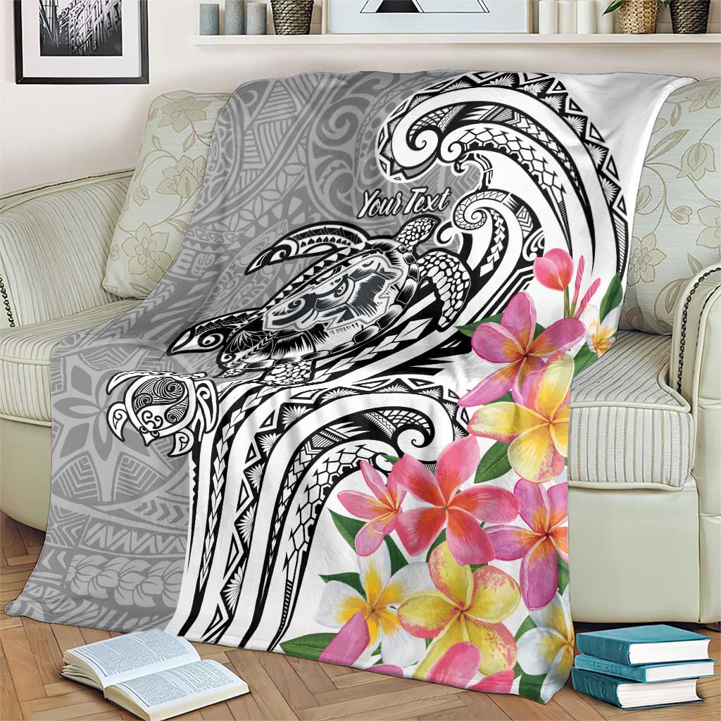Aloha Kahoolawe Island Personalized Blanket Ashen Dreamy Turtle LT7 - Polynesian Pride